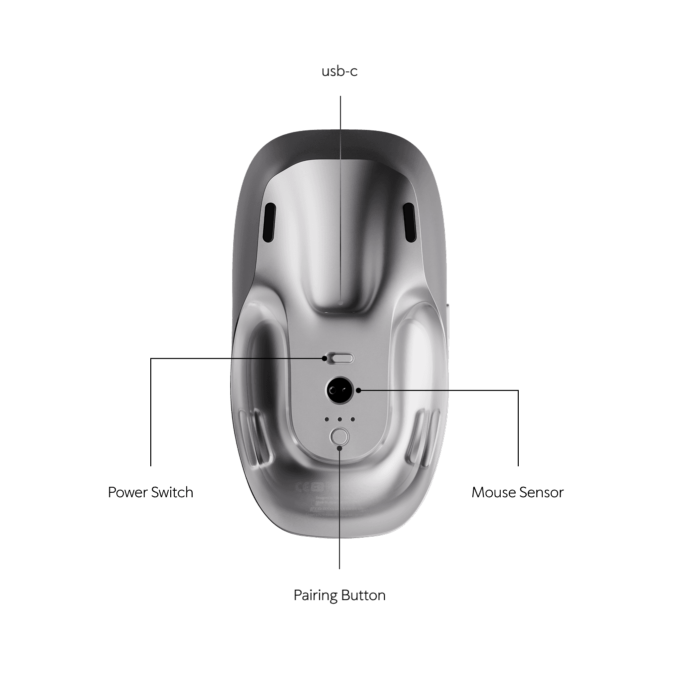 Melt Mouse Back View